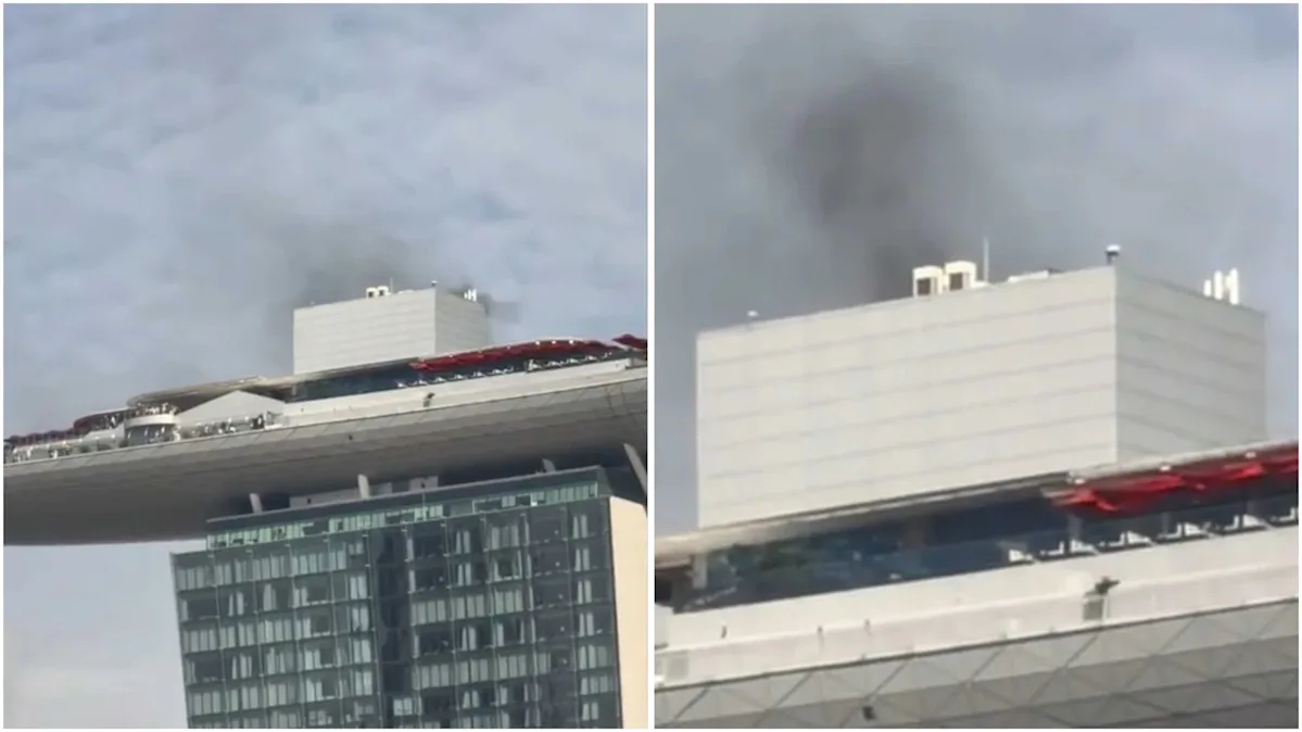 เพลิงไหม้ มารินา เบย์ แซนด์ส